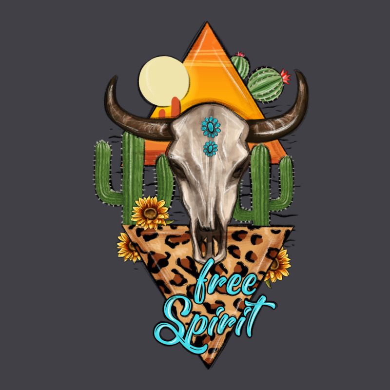 Free Spirit Bull Skull Heavyweight Hoodie by MaliasSmallBusiness | Teevron