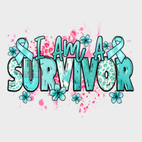 I Am A Survivor Teal Ribbon Ovarian Cancer Urban Hoodie | Teevron