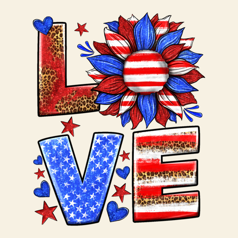 Love America Sunflower Vintage Tee by HRA Design Shop | Teevron