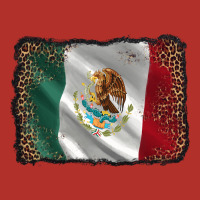 Mexico Flag Black Glitter Leopard Premium Hoodie | Teevron
