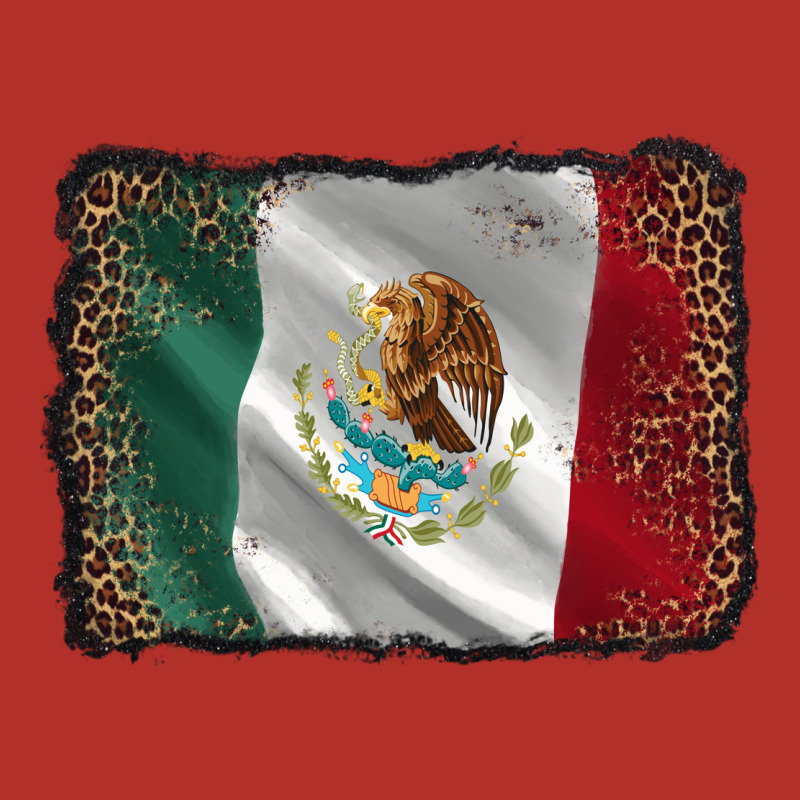 Mexico Flag Black Glitter Leopard Premium Hoodie by AdoDesignShop | Teevron