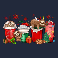 Christmas Sloth Coffee Cups Premium Sweatshirt | Teevron
