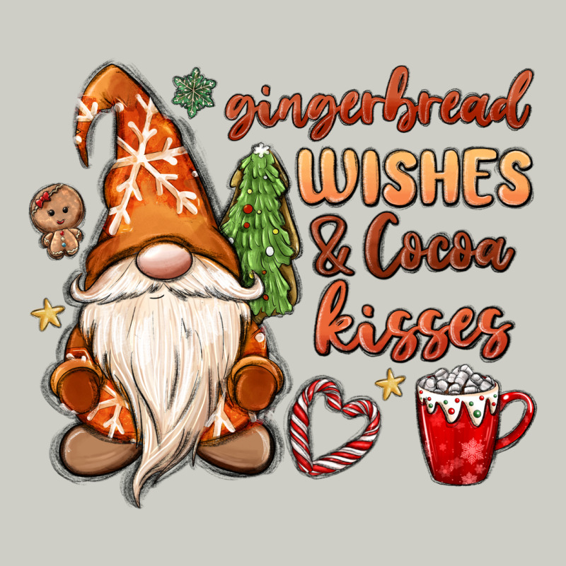 Gingerbread Wishes Cocoa Kisses Heavyweight Hoodie by MaliasSmallBusiness | Teevron