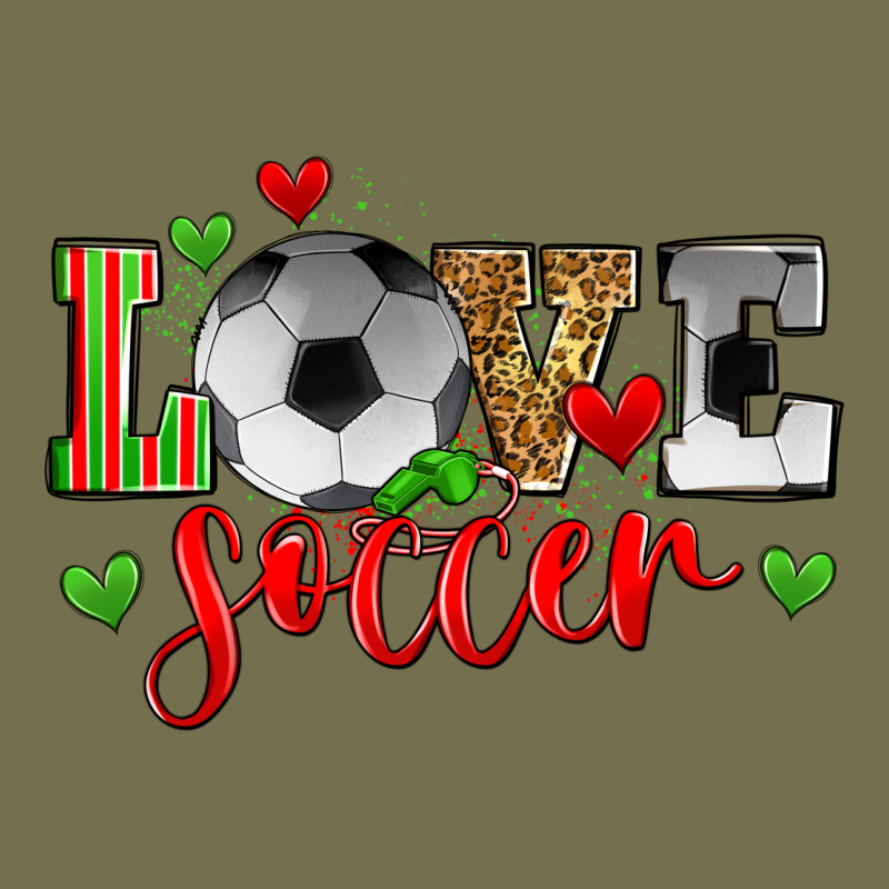 Love Soccer Vintage Hoodie by Zillion Design Studio | Teevron