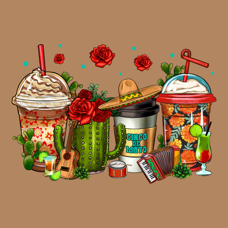 Cinco De Mayo Coffee Cups Long Sleeve Tee by Jasminsmagicworld | Teevron