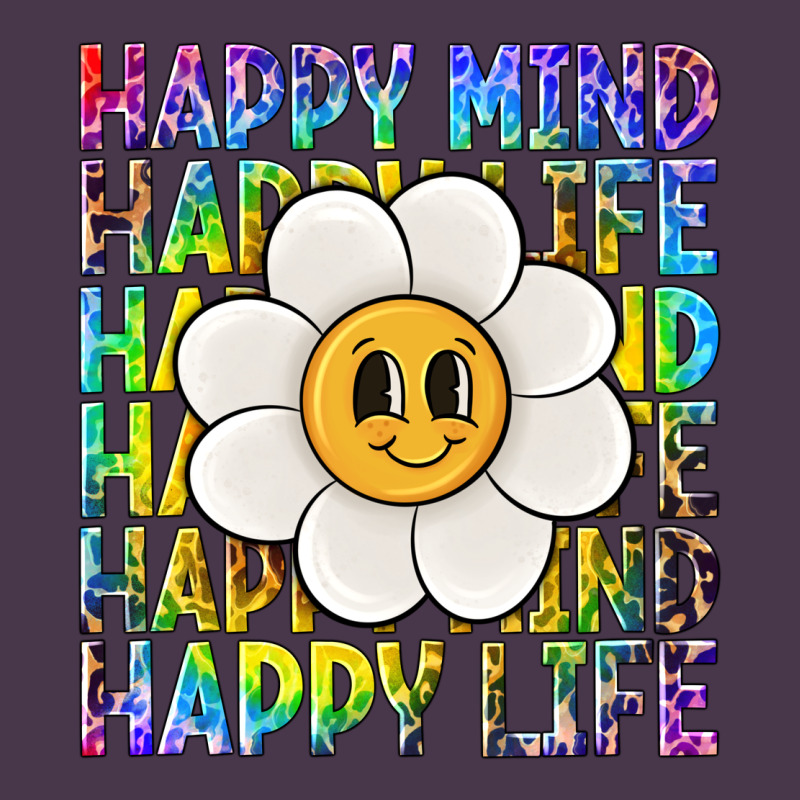 Happy Mind Happy Life Heavyweight Hoodie by NancyCooperArtShop | Teevron