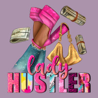 Lady Hustler Afro High Heels Heavyweight Hoodie | Teevron