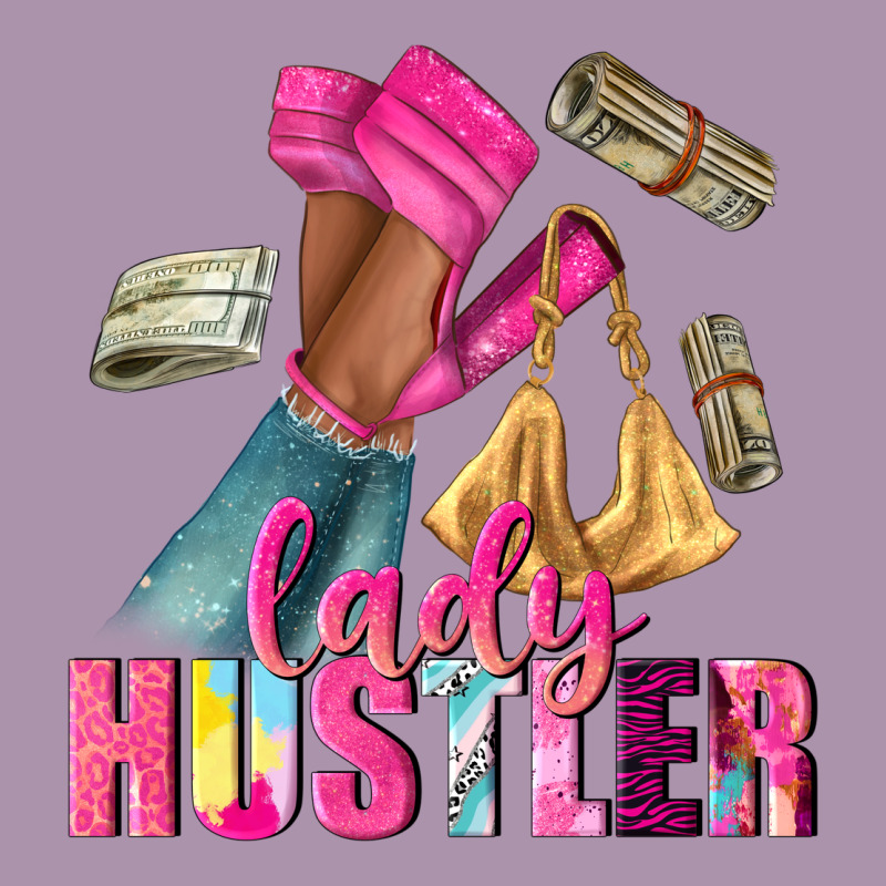Lady Hustler Afro High Heels Heavyweight Hoodie by NancyCooperArtShop | Teevron