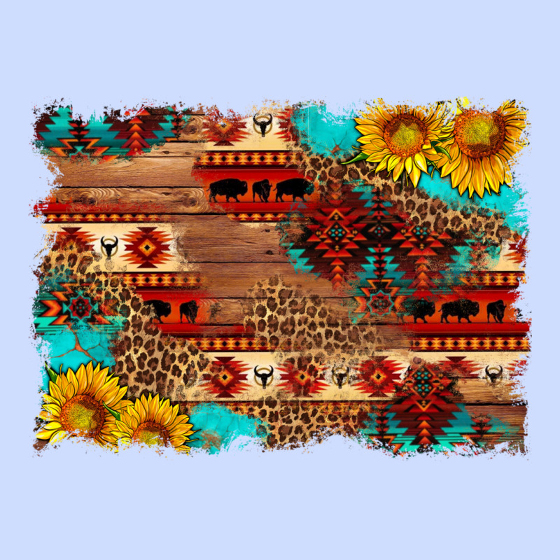 Aztec And Leopard Background Urban Heavy Tee by HRA Design Shop | Teevron