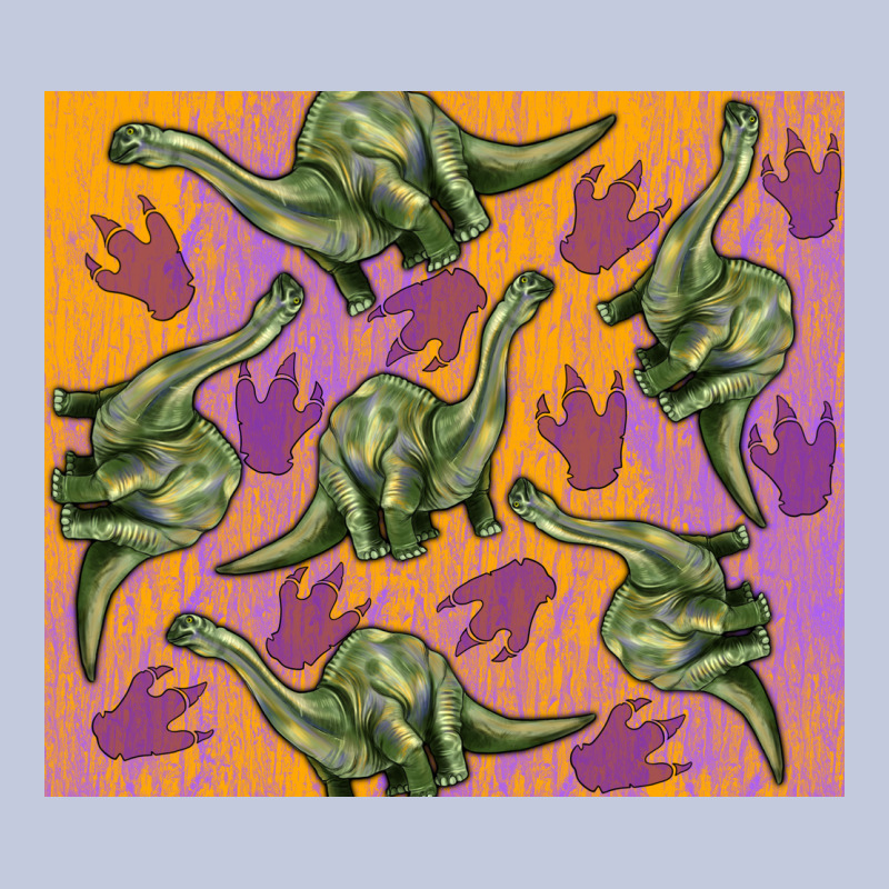 Dinosaur Brontosaurus Long Sleeve Tee by Artiststas | Teevron