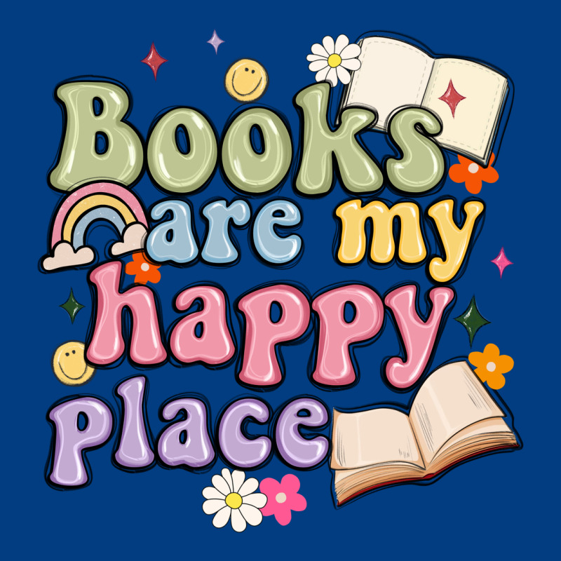 Books Are My Happy Place Premium Sweatshirt by MaliasSmallBusiness | Teevron