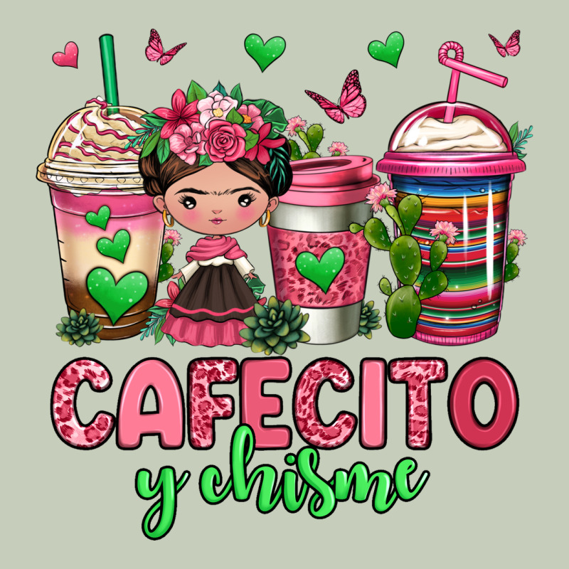 Cafecito Y Chisme Coffee Cups Long Sleeve Tee by Jasminsmagicworld | Teevron