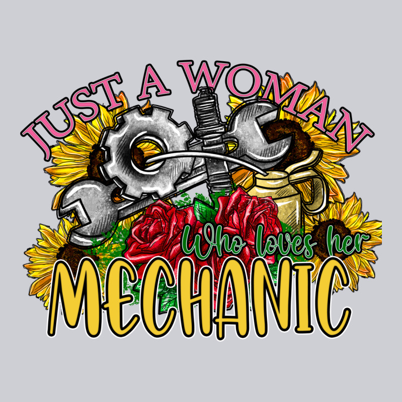 Just A Woman Who Loves Her Mechanic Heavyweight Sweatshirt by SublimationCraftShop | Teevron