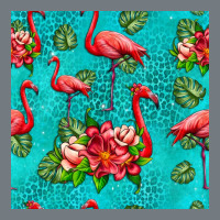 Flamingo Seamless Pattern Heavyweight Sweatshirt | Teevron