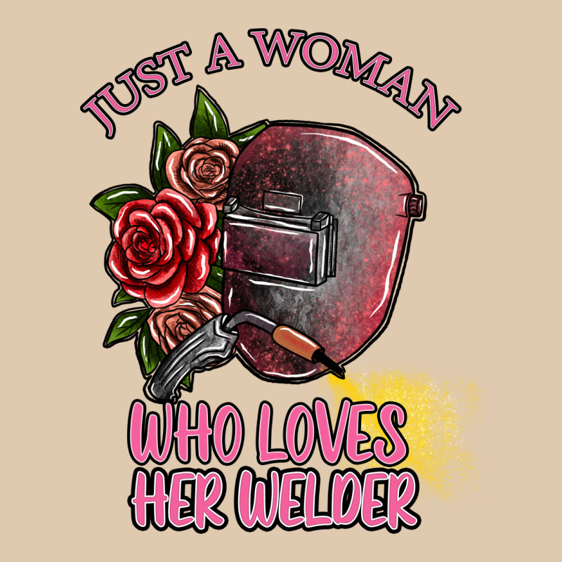 Just A Woman Who Loves Her Welder Heavyweight Sweatshirt by SublimationCraftShop | Teevron