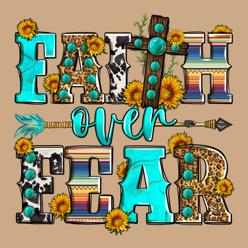 Faith Over Fear Vintage Hoodie by Zillion Design Studio | Teevron