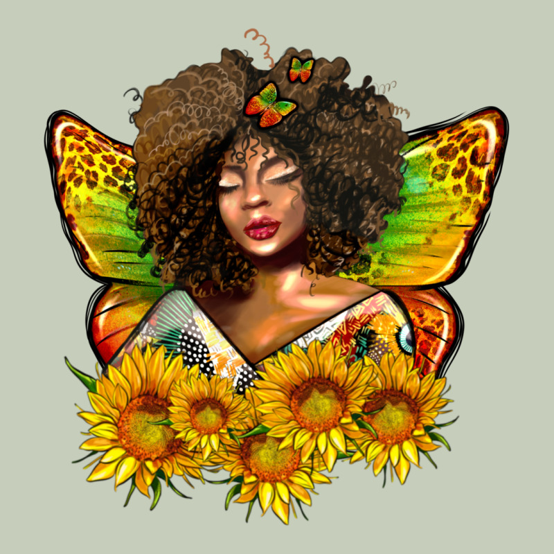 Butterfly Afro Woman Juneteenth Classic Tee by AdoDesignShop | Teevron