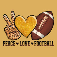 Peace Love Football Premium Hoodie | Teevron