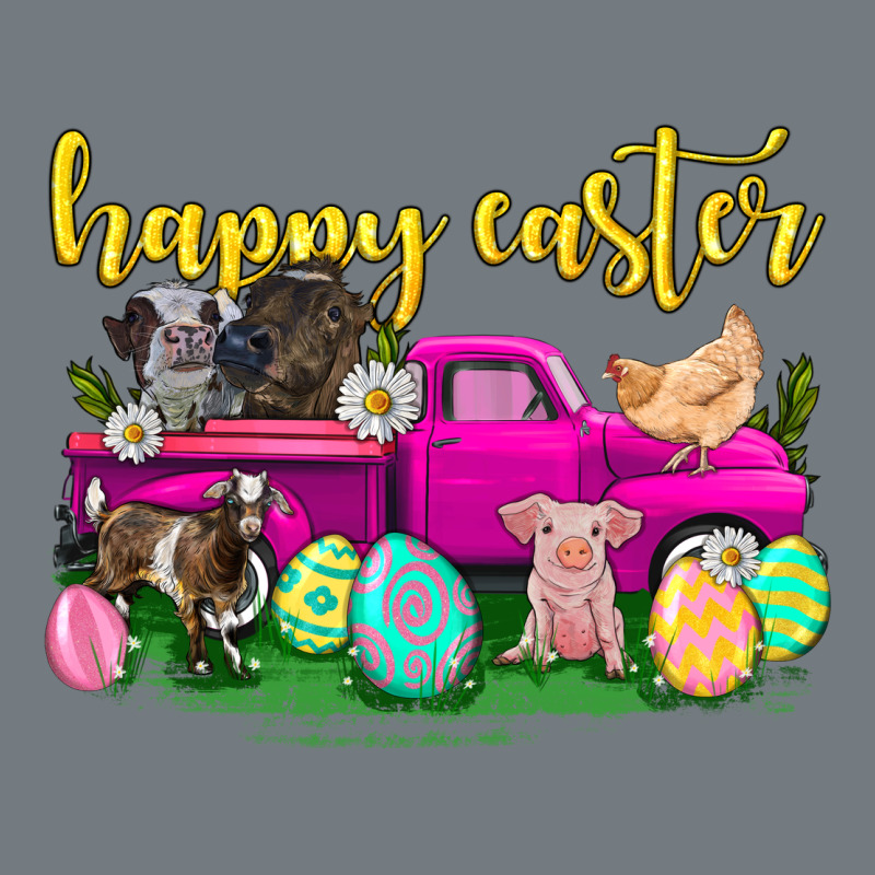 Happy Easter Truck With Farm Animal Heavyweight Sweatshirt by Neo Western | Teevron