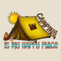 Camping Is My Happy Place Urban Heavy Tee | Teevron