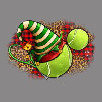 Tennis Christmas With Racket And Hat Vintage Tee | Teevron
