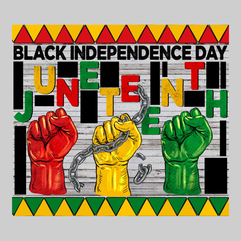 Black Independence Day Juneteenth Tumbler Premium Tee by BarkalooDesign | Teevron