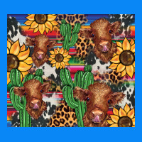 Western Cactus Sunflower Highlands Cow Zipper Hoodie | Teevron