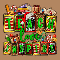 Teach Love Inspire With Christmas And Teacher Elements Long Sleeve Tee | Teevron
