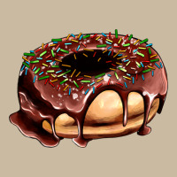 Chocolate Donut With Candies Long Sleeve Tee | Teevron