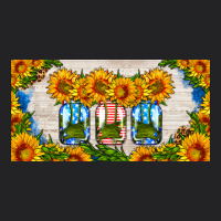American Mason Jar Sunflower License Plate Vintage Tee | Teevron