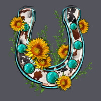 Cowhide Sunflower Horseshoe Vintage Hoodie | Teevron