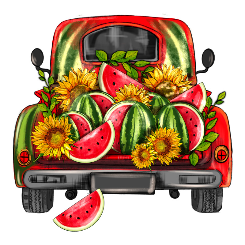 Watermelon And Truck Urban Heavy Tee by HRA Design Shop | Teevron