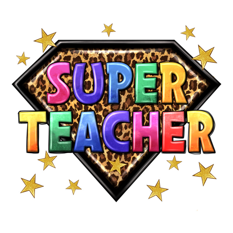 Super Teacher With Leopard Premium Sweatshirt by NancyCooperArtShop | Teevron