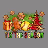 Tis The Season Christmas With Softball And Gingerbread Man Vintage Tee | Teevron