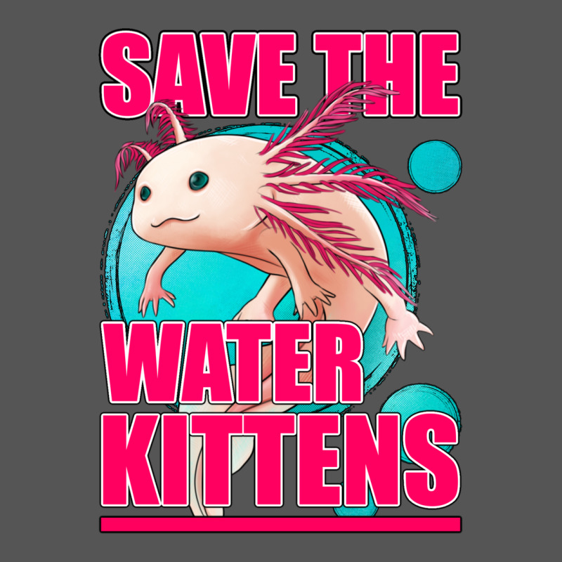 Save The Water Kittens Axolotl Zipper Hoodie by Jasminsmagicworld | Teevron