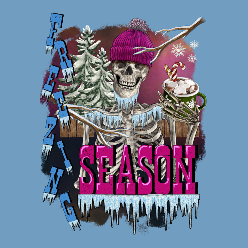 Freezing Season Skeleton Urban Heavy Tee by FaDigitalArtStudio | Teevron