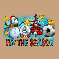 Tis The Season Christmas With Soccer Ball And Snowman Vintage Tee | Teevron