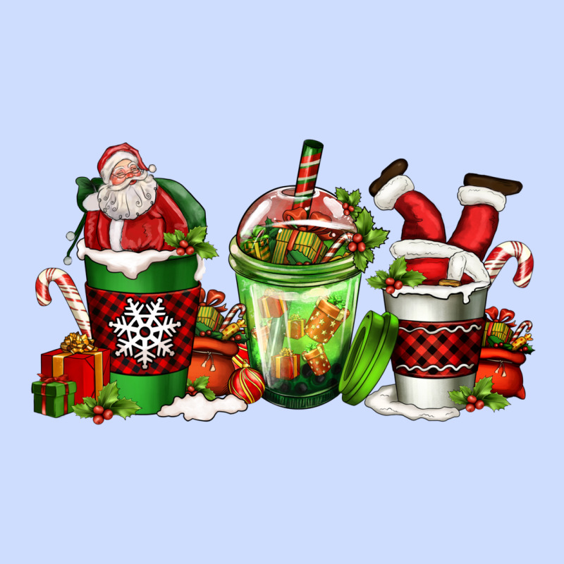 Coffee Cups With Santa Claus Urban Heavy Tee by FaDigitalArtStudio | Teevron