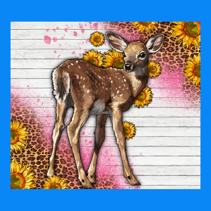 Western Cute Baby Deer Fawn Zipper Hoodie by LillyAllenDesigns | Teevron