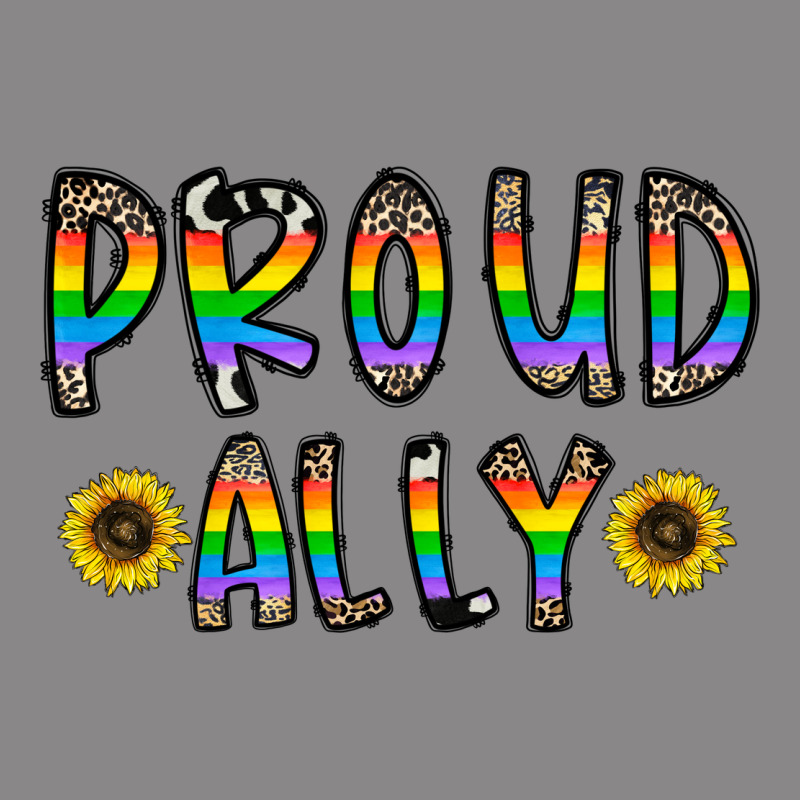 Proud Ally Vintage Tee by CowhideDigitalArt | Teevron