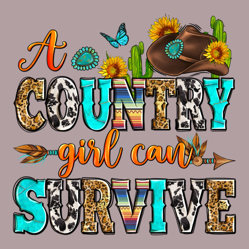 A Country Girl Can Survive Vintage Hoodie by Zillion Design Studio | Teevron