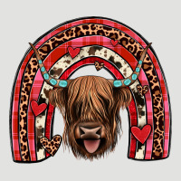 Valentines Highland Cow Rainbow Classic Tee | Teevron