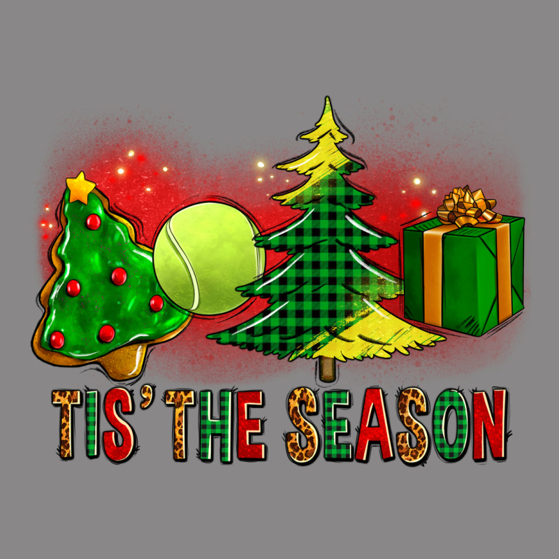 Tis The Season Christmas With Tennis Ball And Tree Cookie Vintage Tee by FaDigitalArtStudio | Teevron