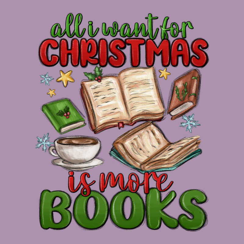 All I Want For Christmas Is More Books Heavyweight Hoodie by MaliasSmallBusiness | Teevron