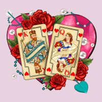 Playing Cards Roses And Pearls Ladies Tee | Teevron