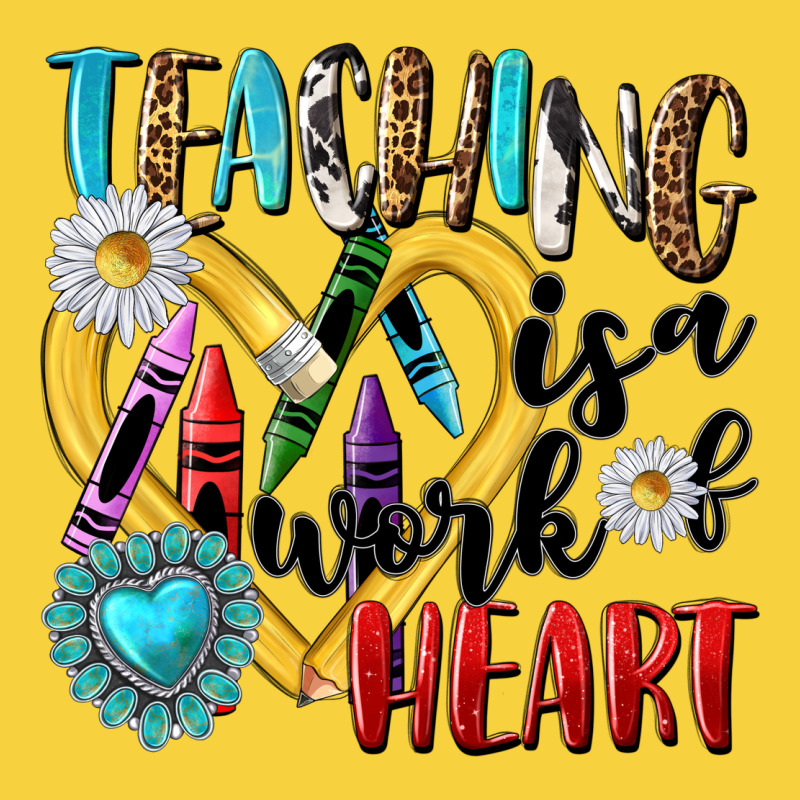 Teaching Is A Work Of Heart Premium Sweatshirt by NancyCooperArtShop | Teevron