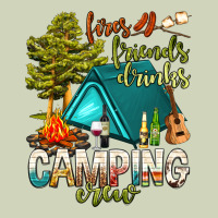 Fires Friends Drinks Camping Crew Heavyweight Hoodie | Teevron