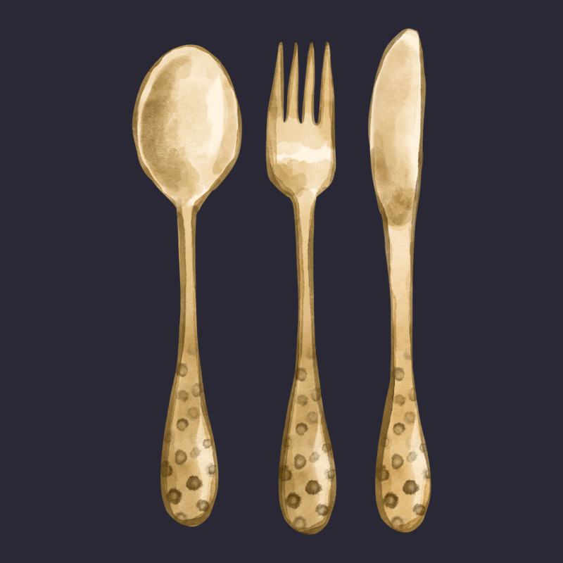 Spoon Fork Knife Fa Element Vintage Tee by FaDigitalArtStudio | Teevron
