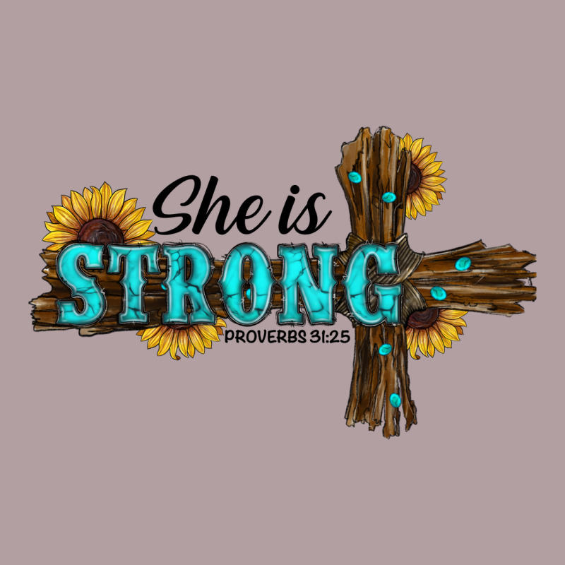 She İs Strong Western Cross Vintage Hoodie by RanaPortraitStore | Teevron