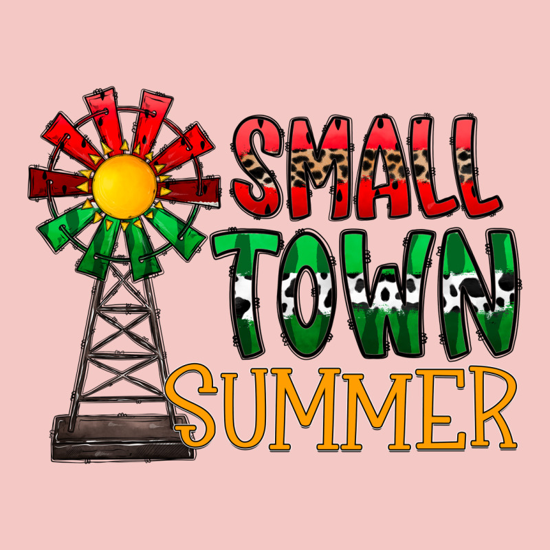 Small Town Summer Urban Heavy Tee by CowhideDigitalArt | Teevron